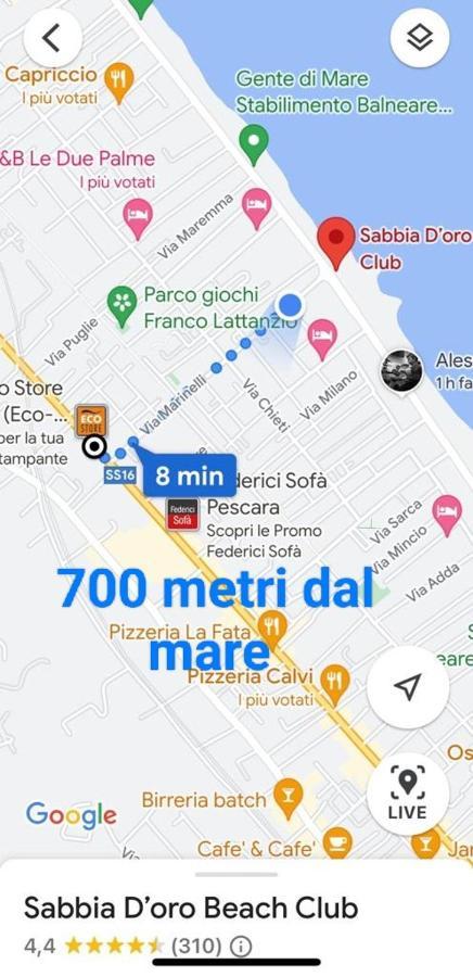 Villa Rosa Appartamento Montesilvano Bagian luar foto